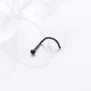 Detail View 1 of Implant Grade Titanium Blackline Ball Top Nose Screw Ring